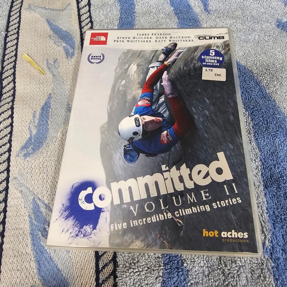 Committed Volume II 5 Incredible Climbing Stories DVD Hot Aches Productions 2008
